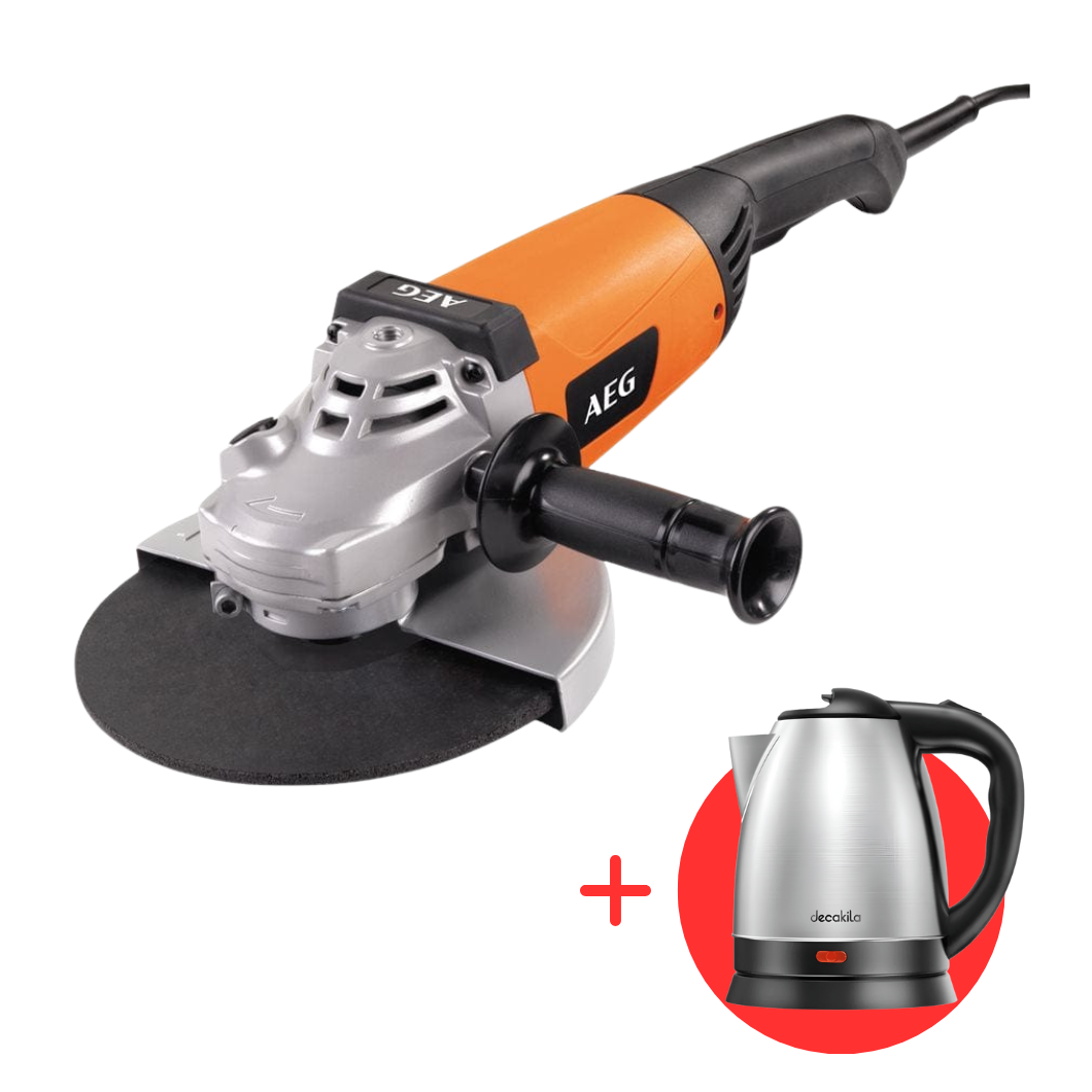 AEG 9"/230mm Angle Grinder 2200W - WS2200-230 | BF