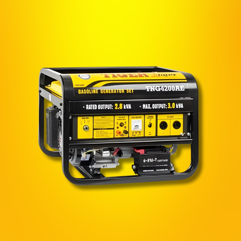 Tiger Gasoline Generator 2.8KW - TNG4200AE-B-W