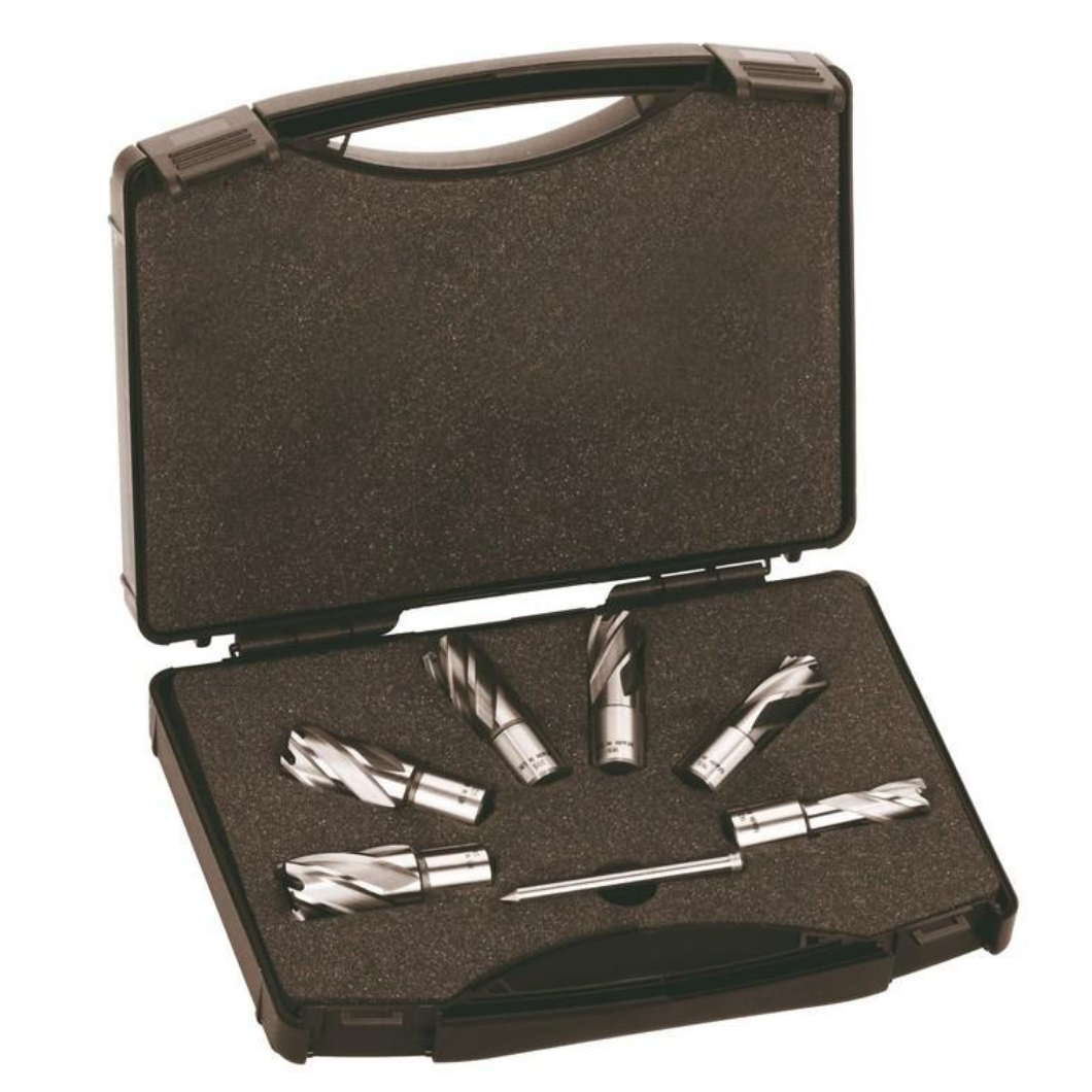 Milwaukee 6 Pieces Annular Cutter With Ejector Pin Weldon - 4932372533