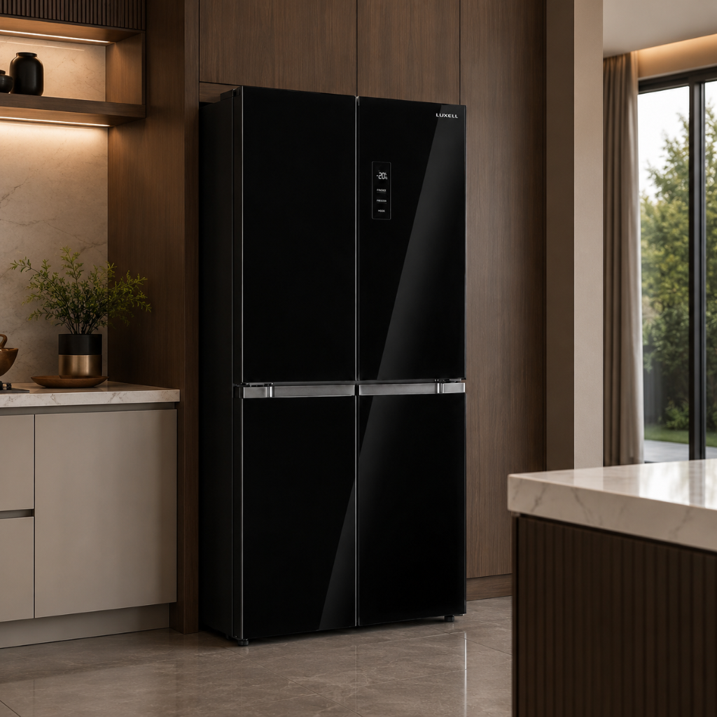 Luxell 424L No-Frost 4-Door Refrigerator with Smart Inverter - LXMD-470