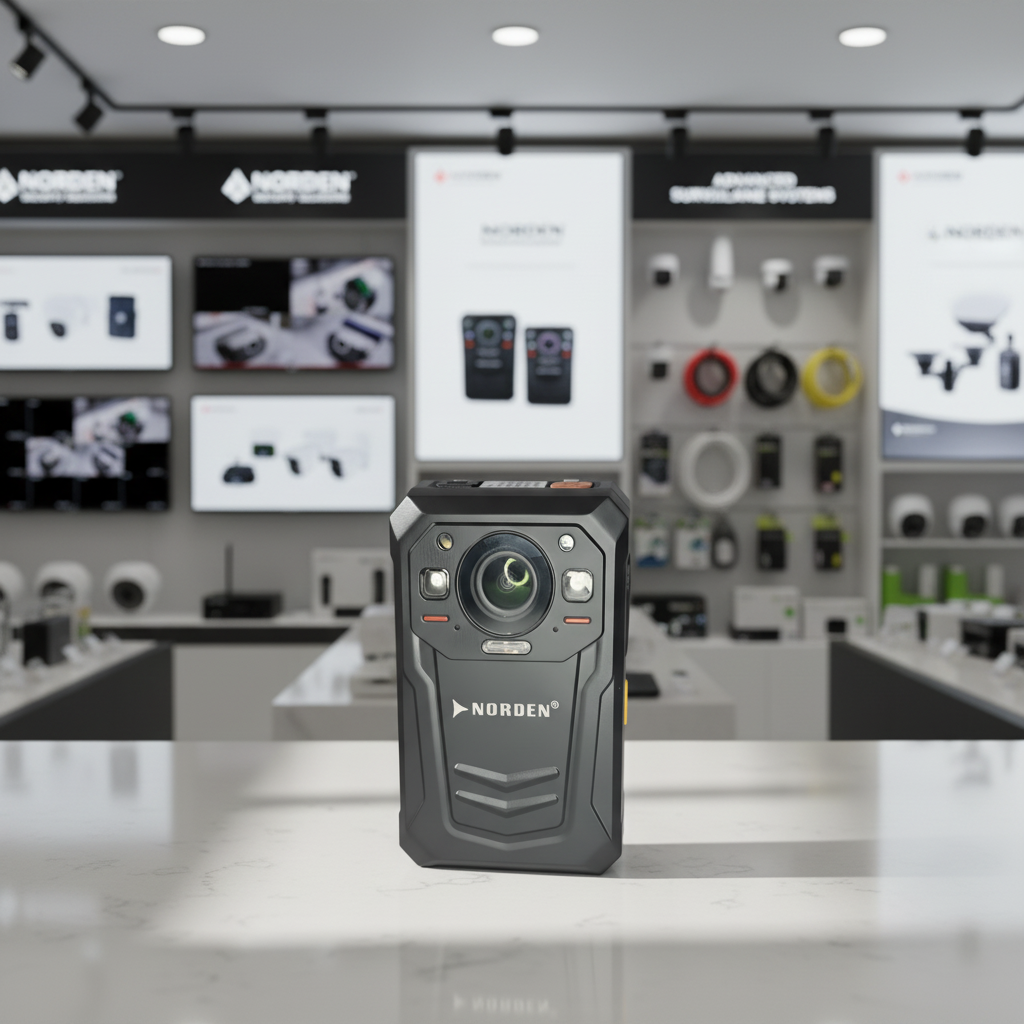Norden 64MP Body Worn Camera - ENC-HBCZF-10R-84-64GB