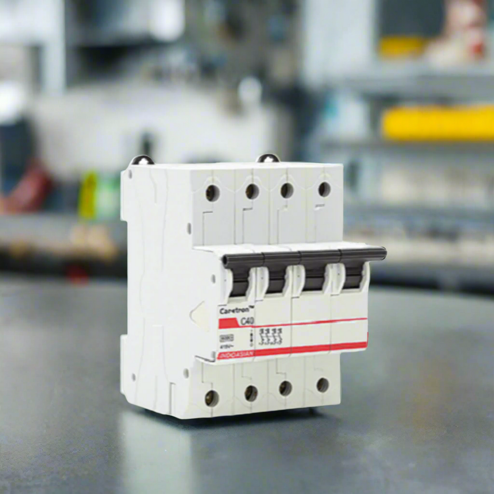 Indoasian Caretron Four Pole C-Curve MCB FP Series (6A-63A)