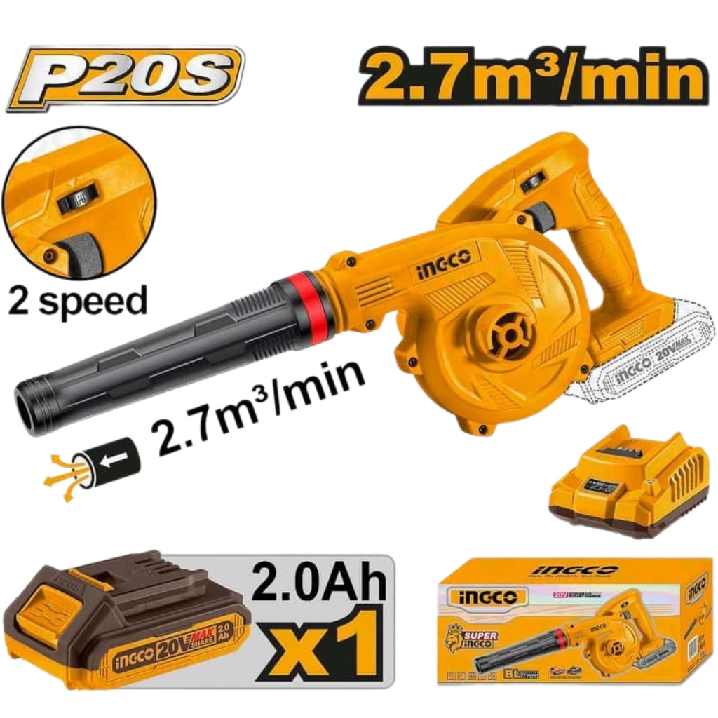 Ingco 20V Lithium-Ion Cordless Blower - CABLI20781