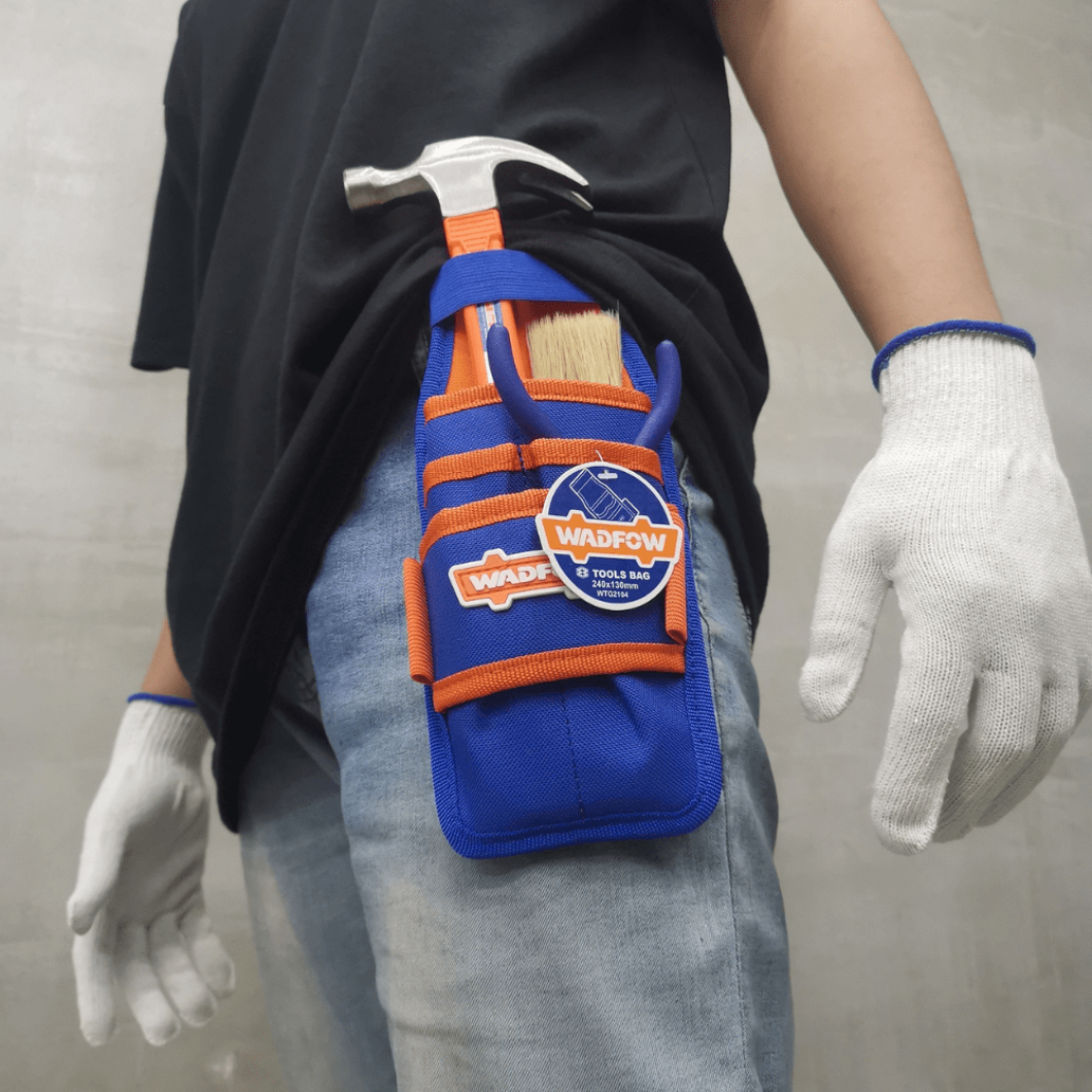 ProGear Carry Kit - Wadfow 12" Tools Bag + Wadfow Professional Waist Tools Bag + Wadfow Tools Backpack