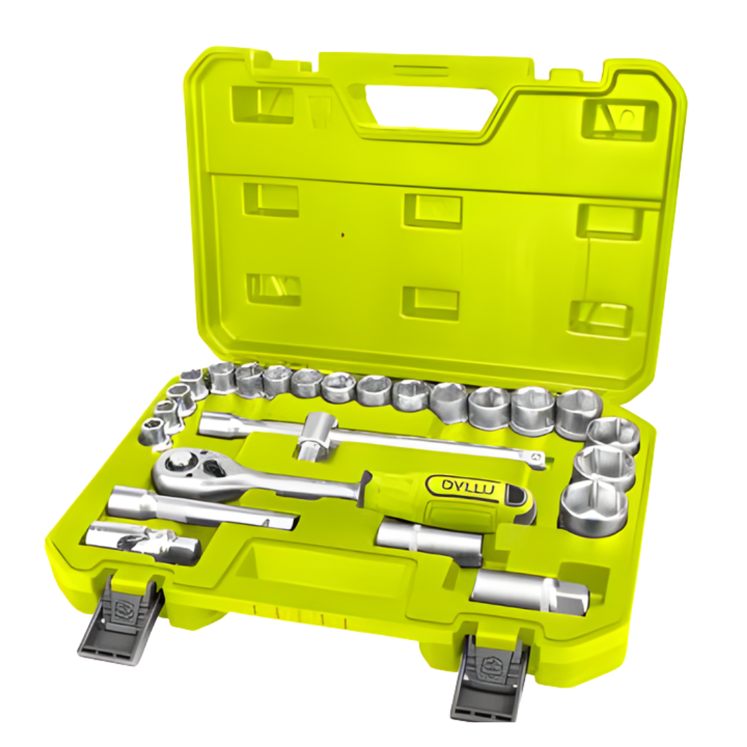 Dyllu 25 Pieces 1/2" Socket Set - DTST2D25