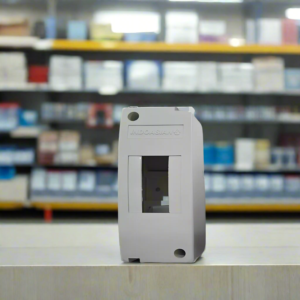 Indoasian Plastic Enclosure Box For SP & DP MCB White