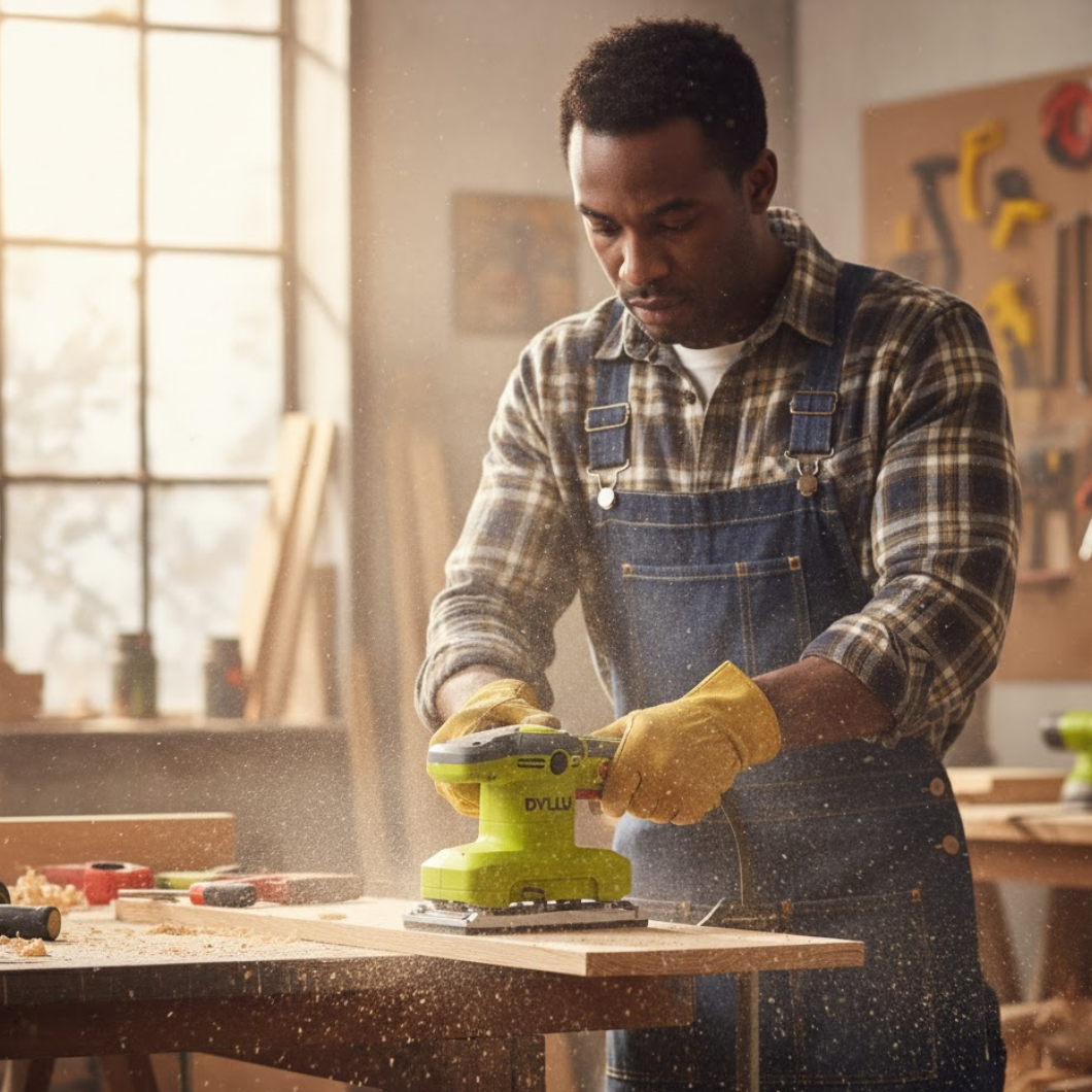 Dyllu 320W Corded Finishing Sander - DTFA2503