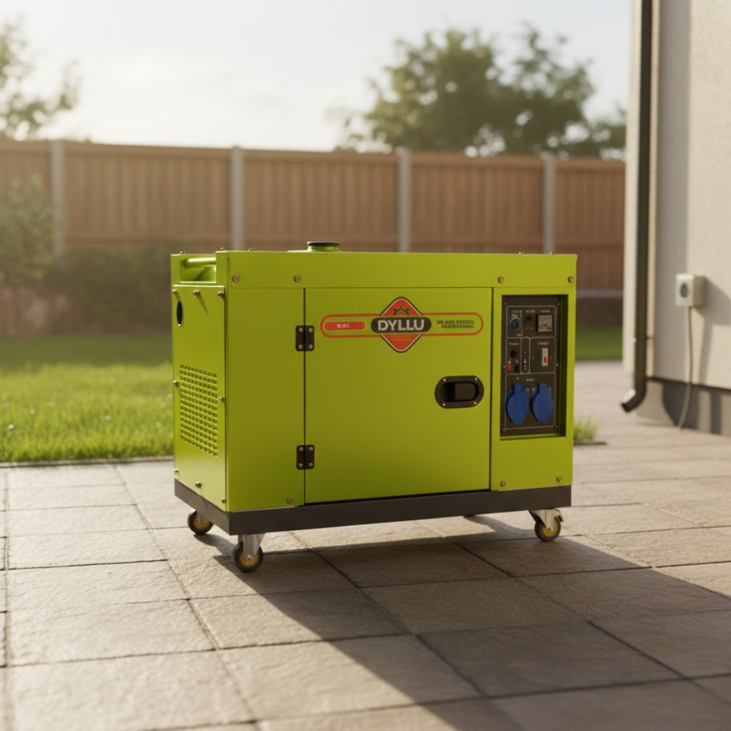 Dyllu 15.0HP Diesel Gasoline Generator - DTDG2A100-1