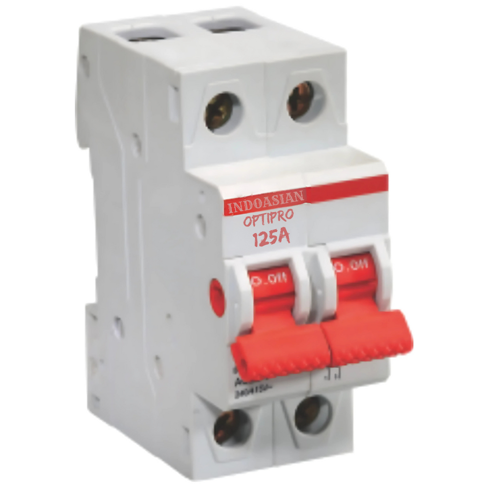 Indoasian Optipro1 25A 2-Pole MCB Isolator  -  DP 125A