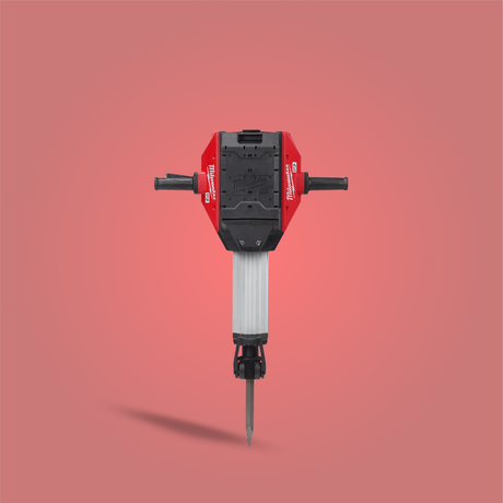 Milwaukee MX Fuel Breaking Hammer 25KG With Trolley And Two Chisels - MXFDH2528H-601