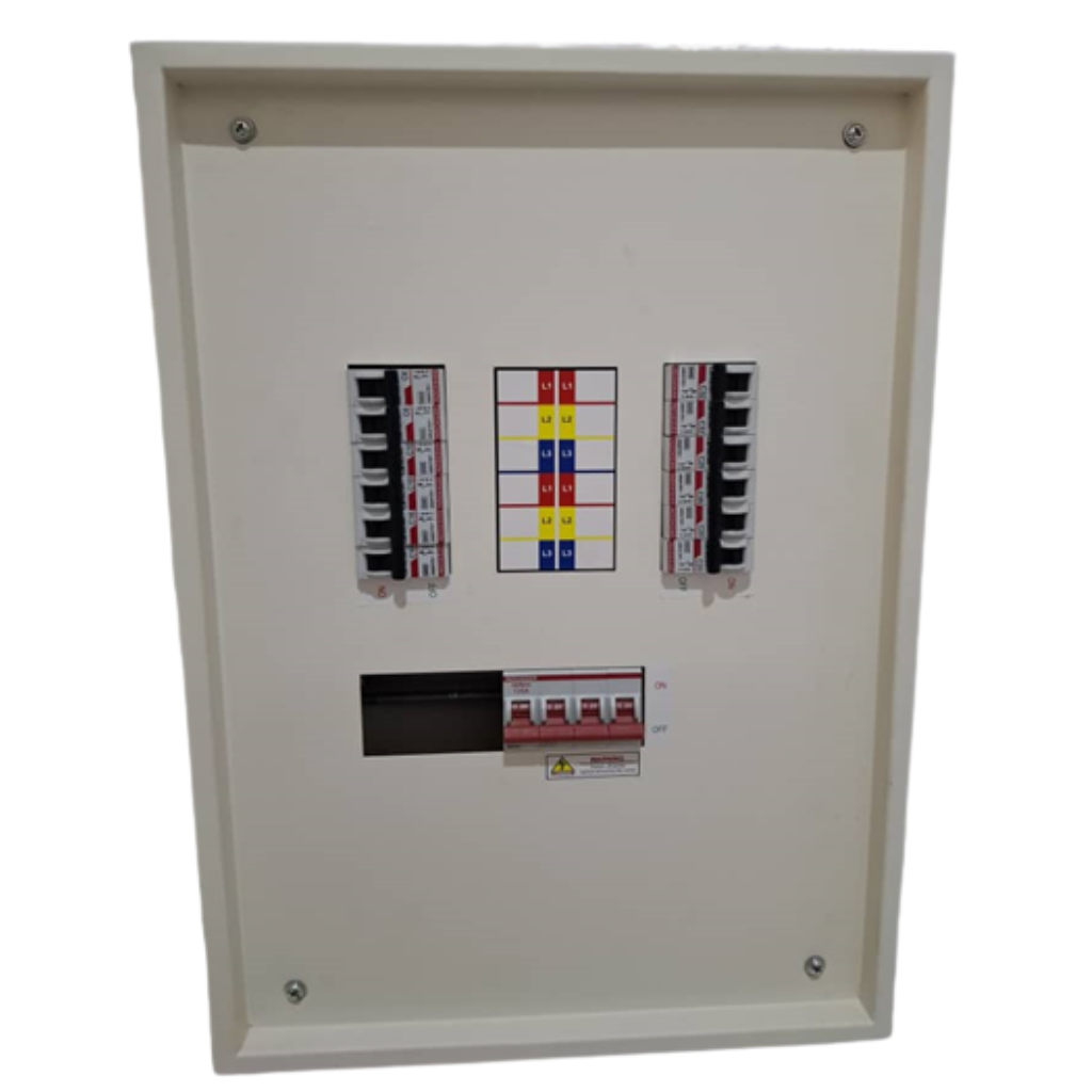 Indoasian Distribution Boards 4-12 Way Fitted MCB Units