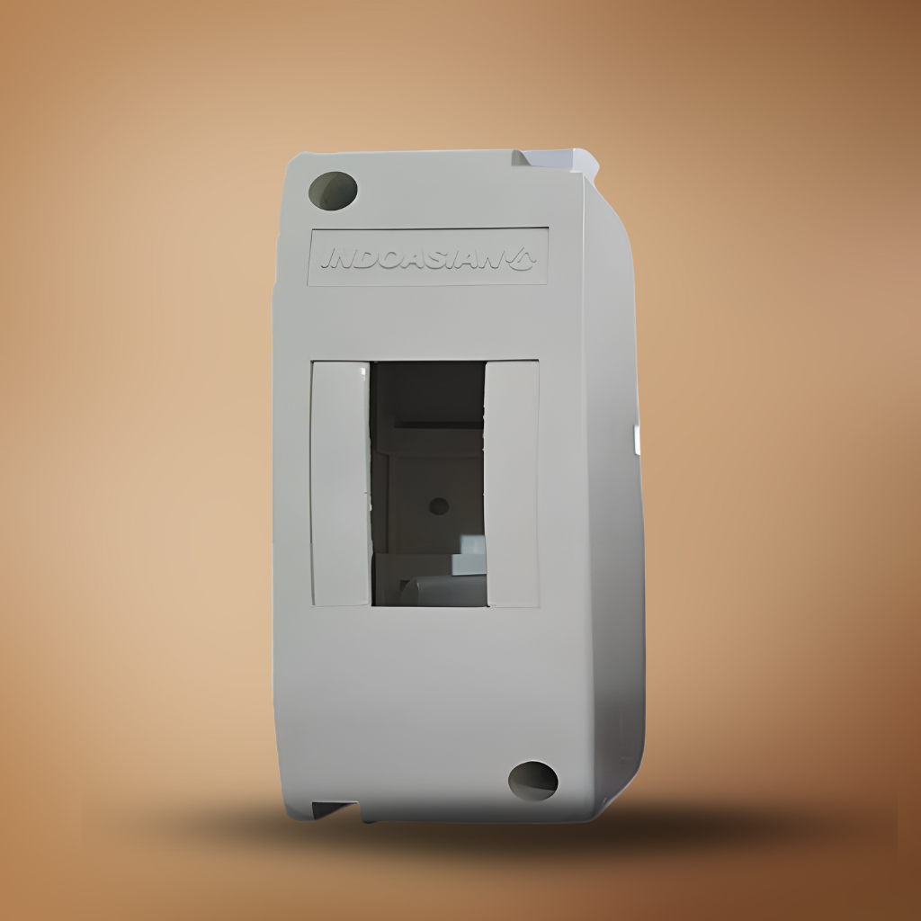 Indoasian Plastic Enclosure Box For SP & DP MCB White