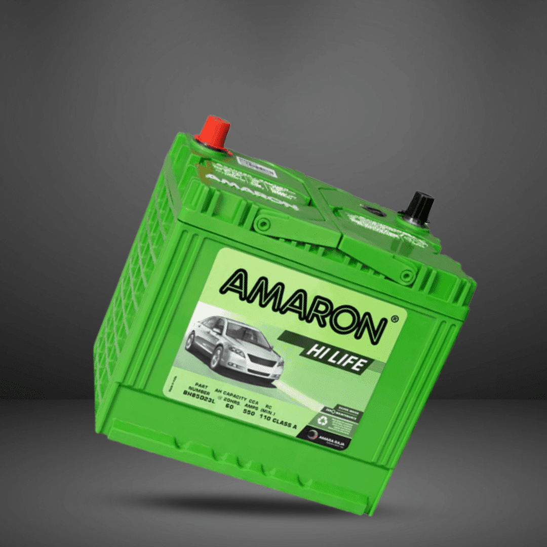 Amaron 15 Plate Hi-Life Car Battery 60AH - 85D23L Auto SupplyMaster
