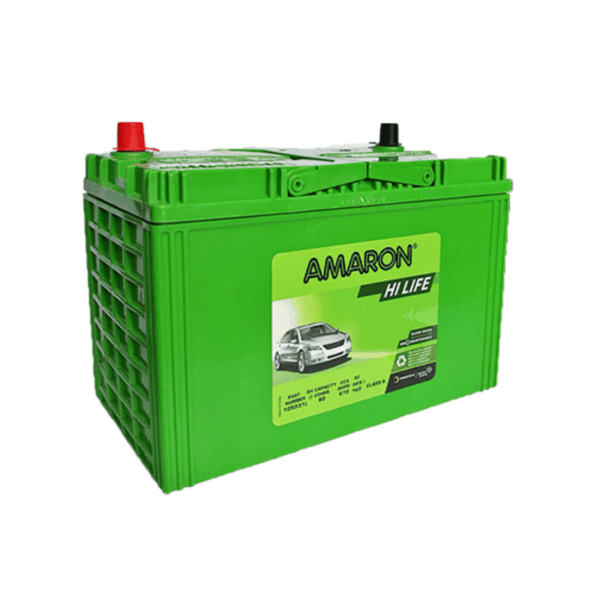 Amaron 17 Plate Hi-Life Car Battery 90AH - 115D31R Auto SupplyMaster
