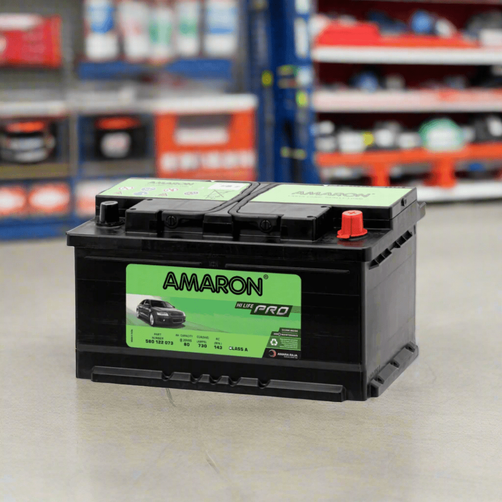 Amaron Hi-Life Pro Car Battery 80AH - DIN80L / 580122073 Auto SupplyMaster