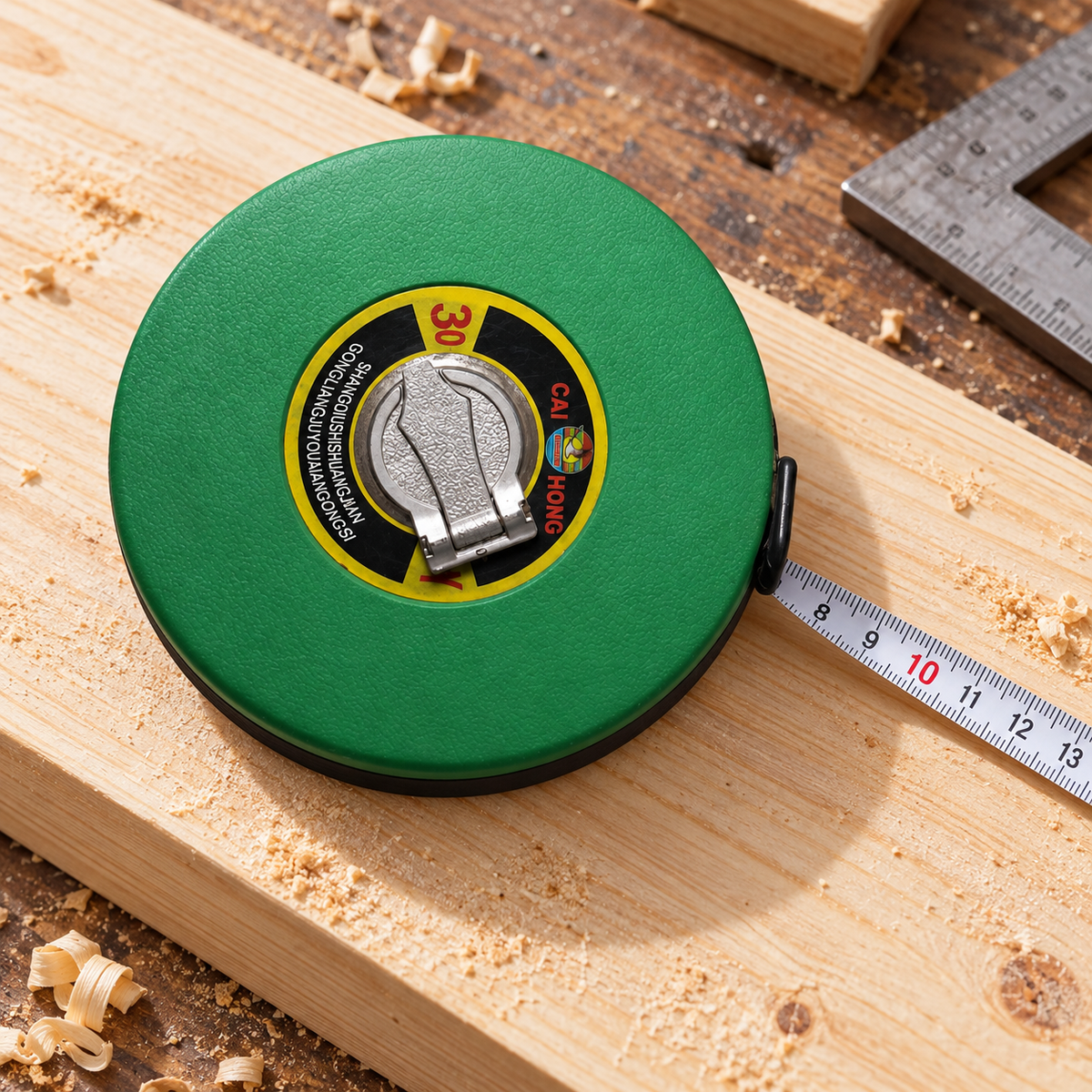 Mister Fibreglass Open-Reel Long Measuring Tape | 20m Red - 50m Green