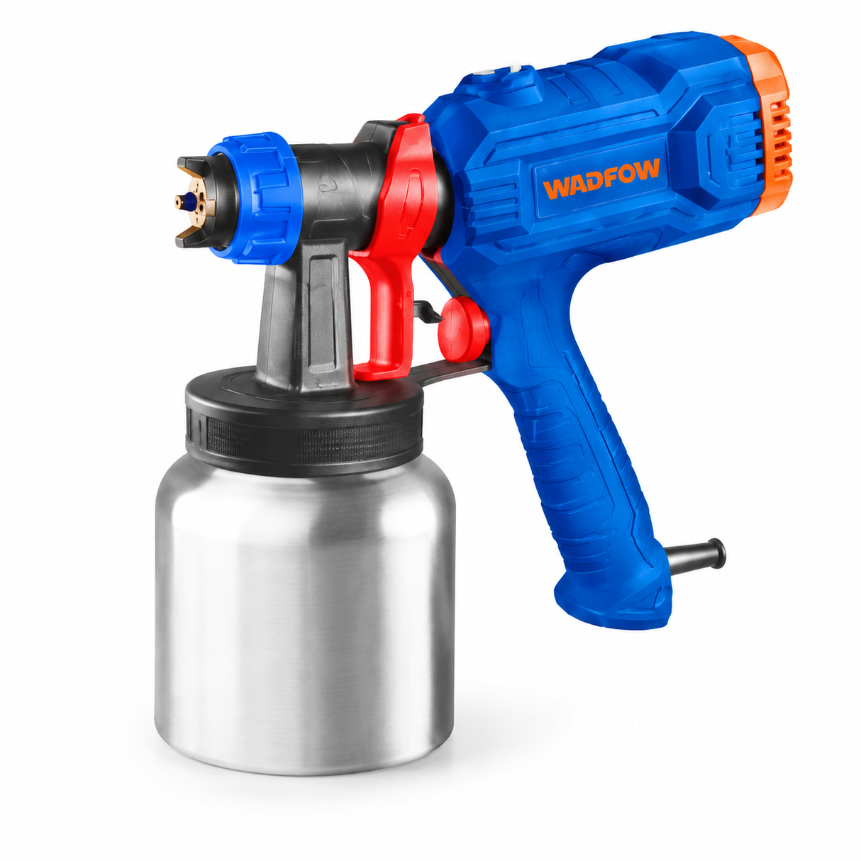 Wadfow 500W Electric Spray Gun with 800ml Aluminium Paint Container - WEG1A181