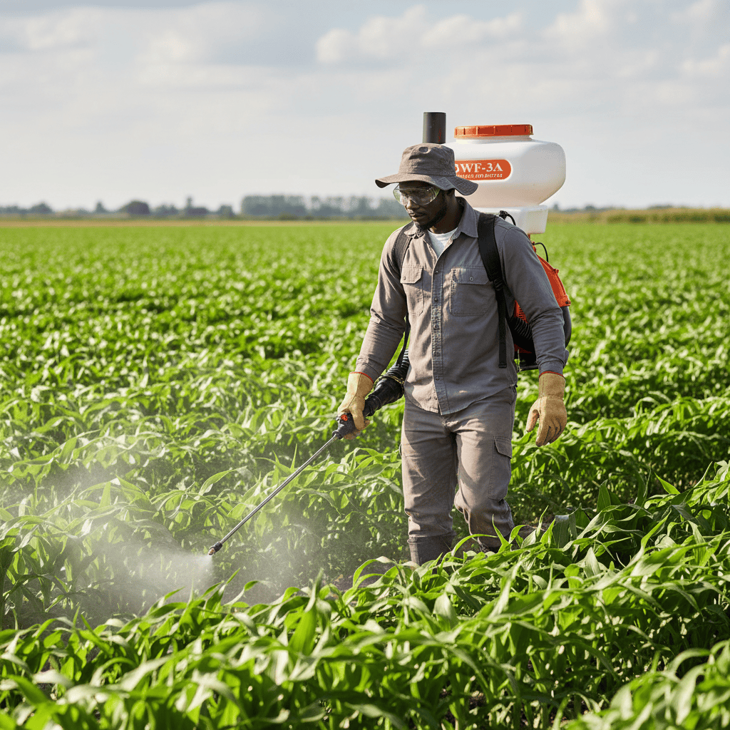 Padark 3.5HP Gasoline Mist Sprayer & Duster with 14L Chemical Tank for Liquid and Powder Application - 3WF-3A