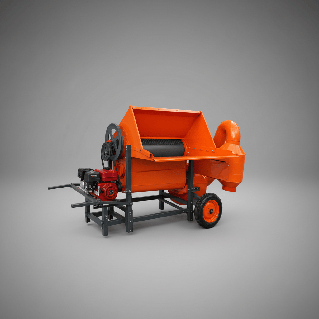 Padark 7.5HP Gasoline Multi-Function Thresher with Blower