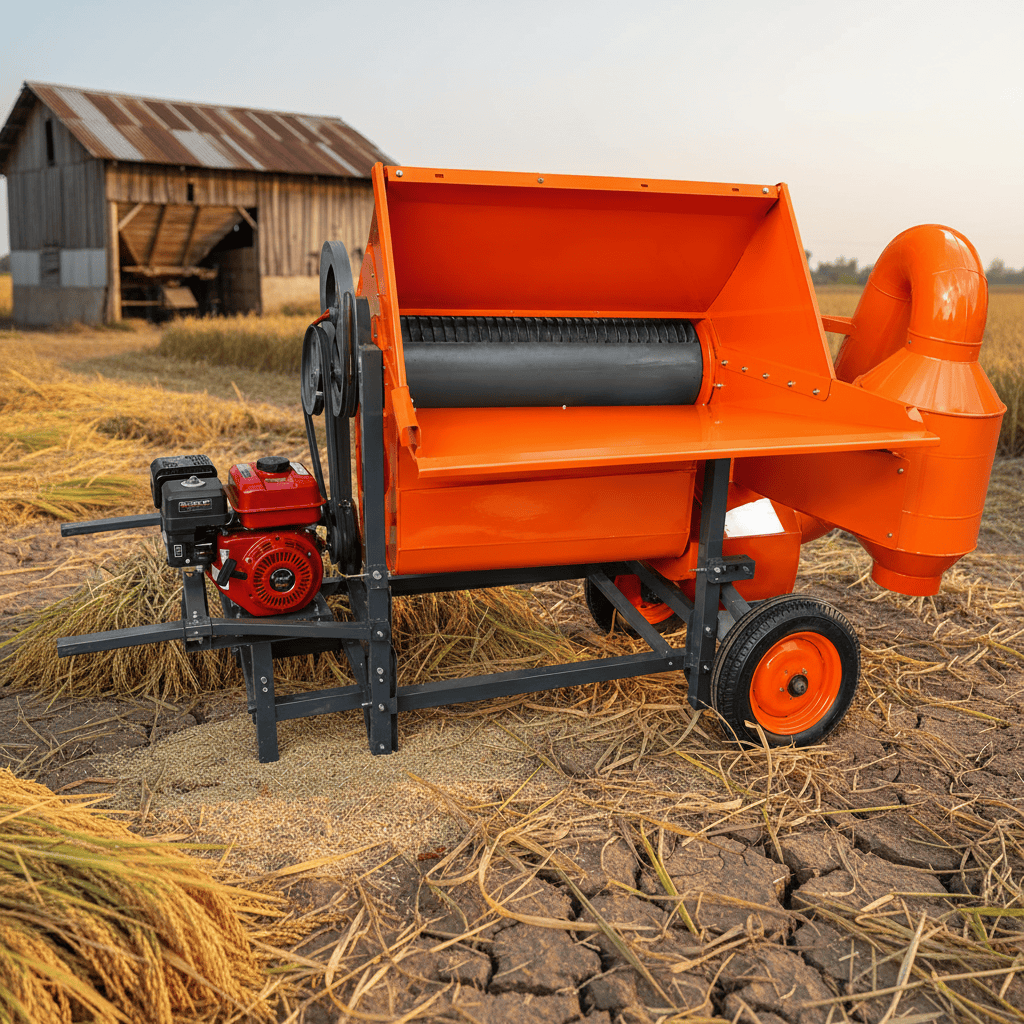 Padark 7.5HP Gasoline Multi-Function Thresher with Blower