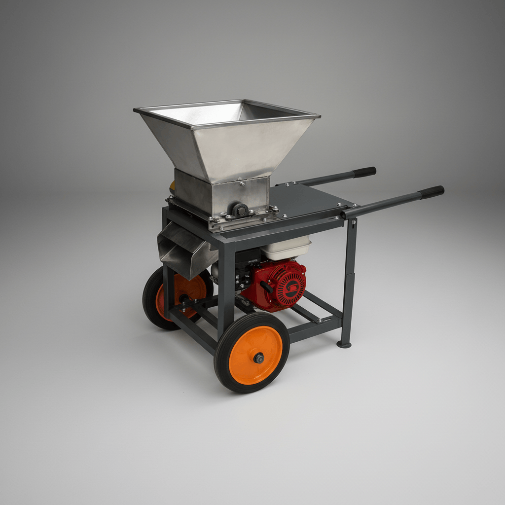 Padark 6.5HP Gasoline Cassava Grater with Mobile Frame