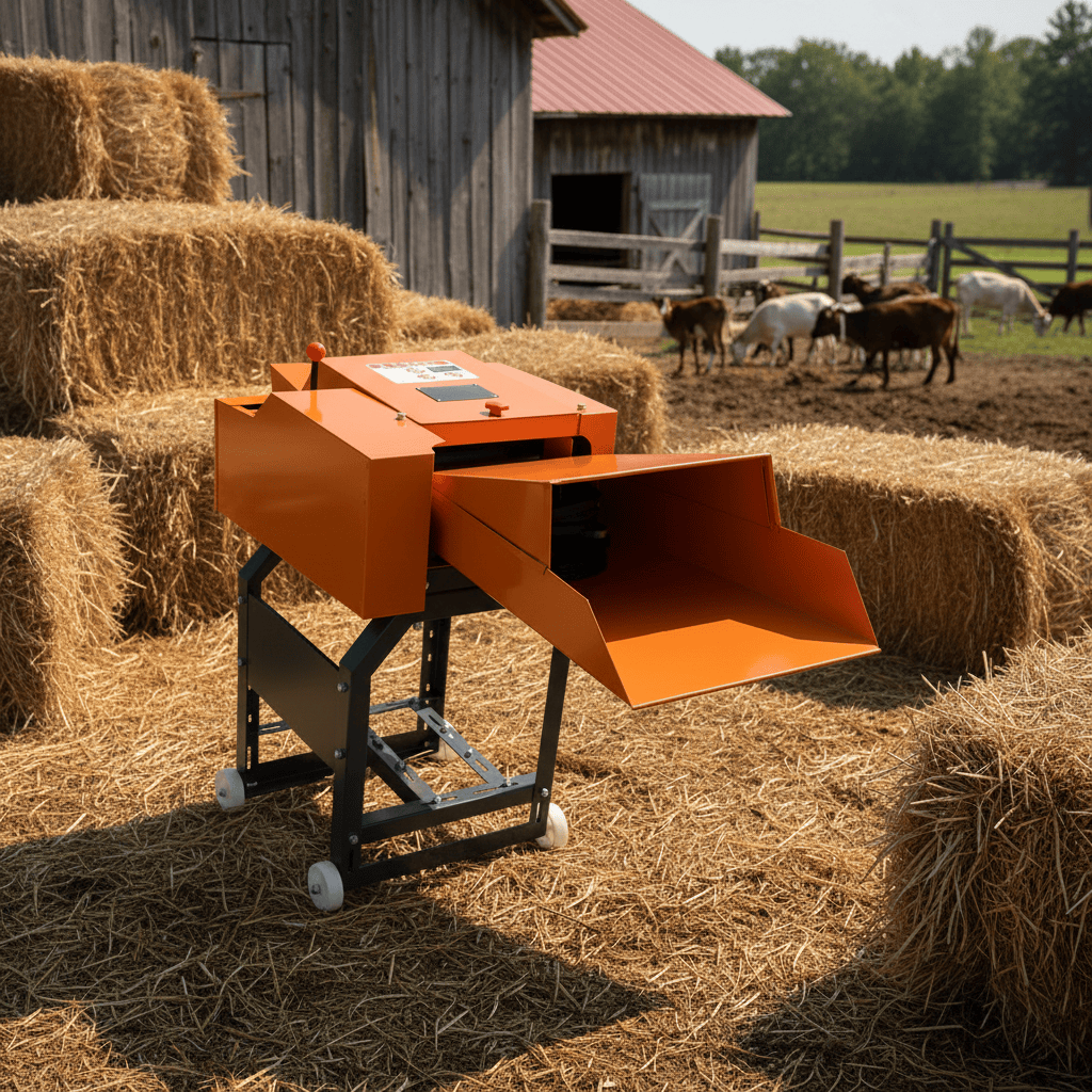 Padark 6.5HP Gasoline Chaff Cutter for Grass, Straw, Hay & Fodder