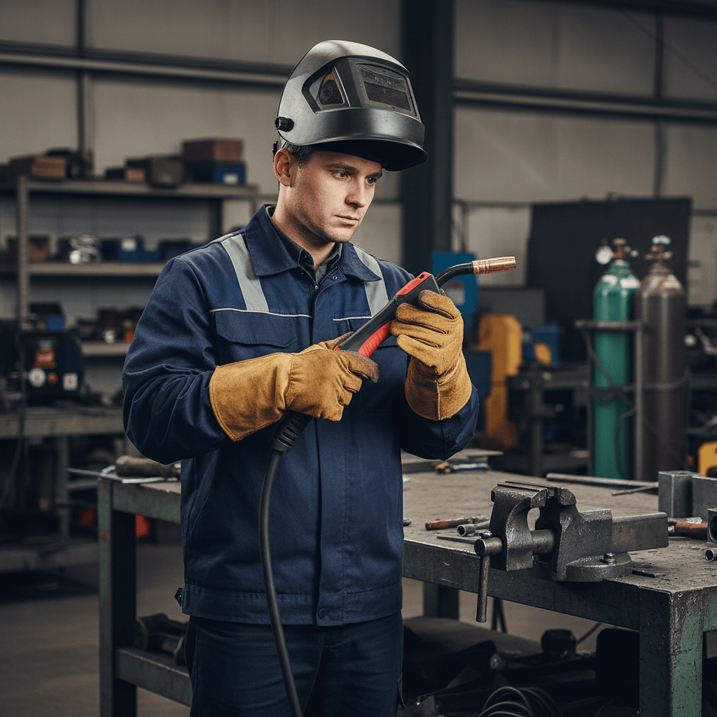 Lincoln Welding Machine & Accessories Lincoln Electric 4m Work Cable with Clamp, 70mm² and M10 Lug - K60027-70-4M