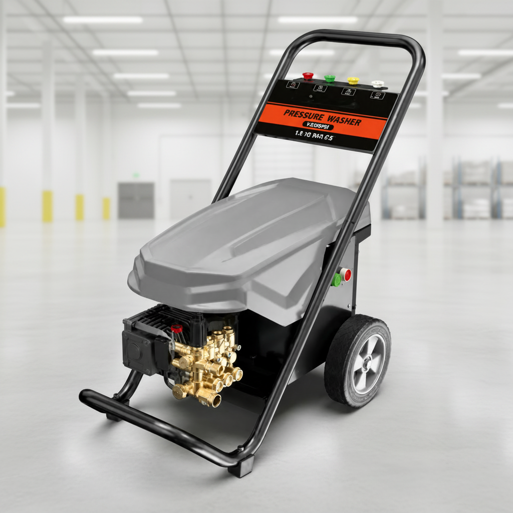 NRG 120 Bar Electric Pressure Washer with Total Stop System 3000W - LT-19MB-TS
