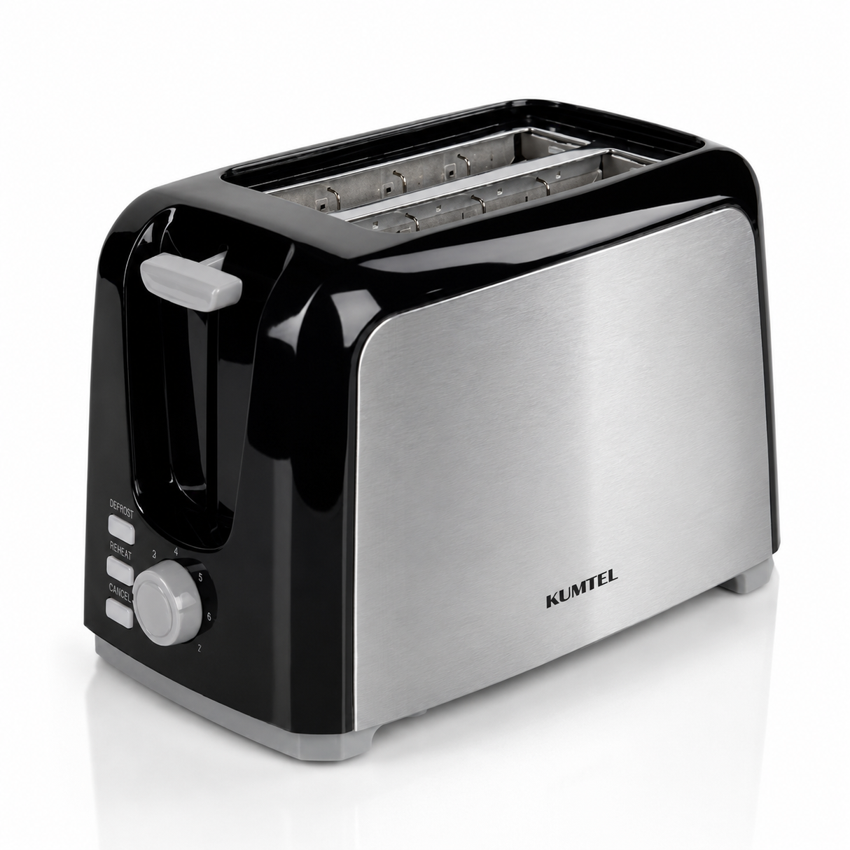 Kumtel 2-Slice Toaster with 7 Browning Levels 750W - HTS-02
