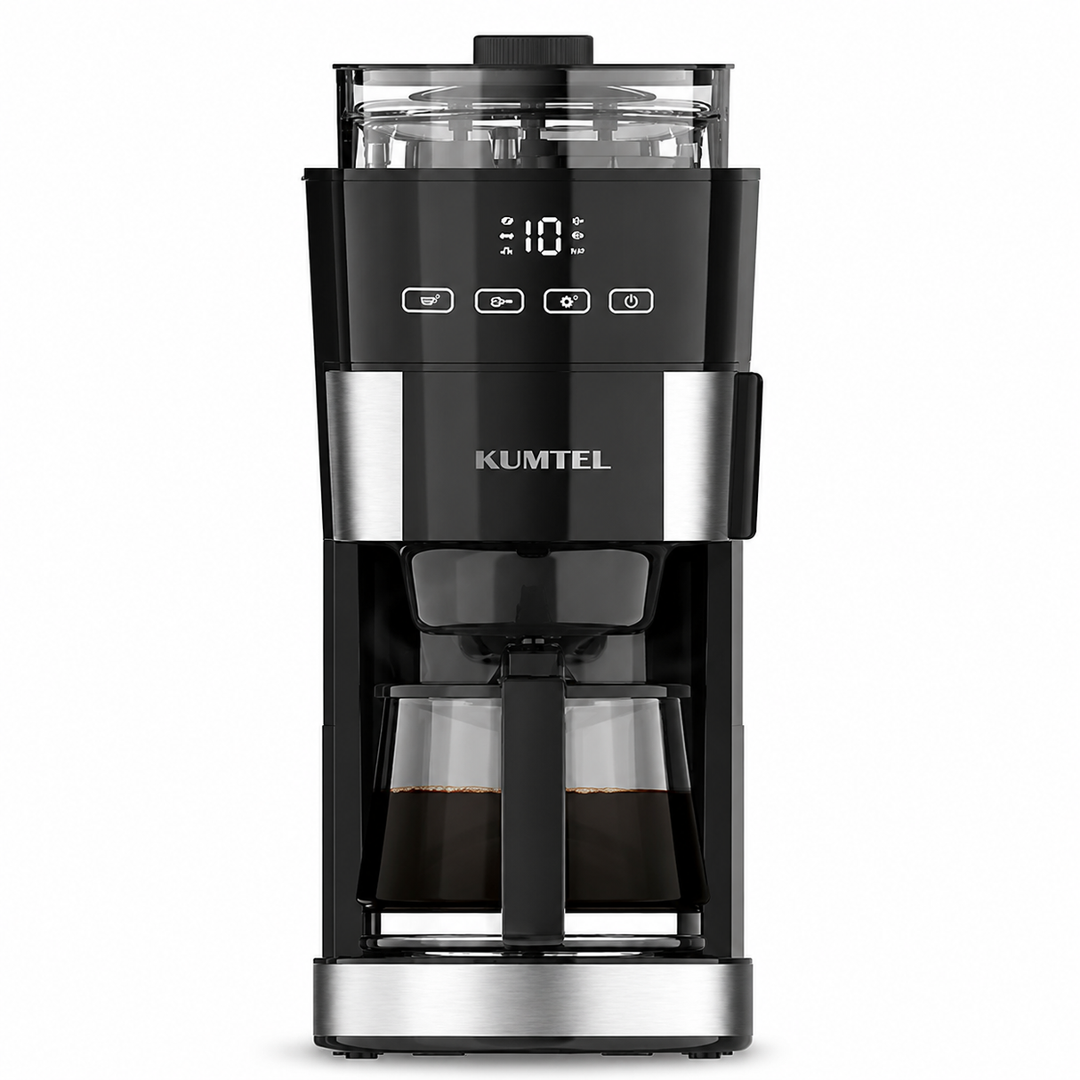 Kumtel 1.25L Drip Coffee Maker with Keep-Warm and Auto Shut-Off 1000W - HFCM-02