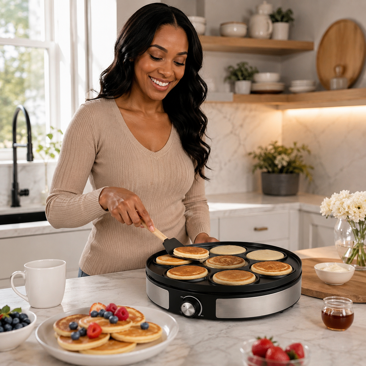 Kumtel 330mm Non-Stick Crepe & Pancake Maker 1500W - HPM-03