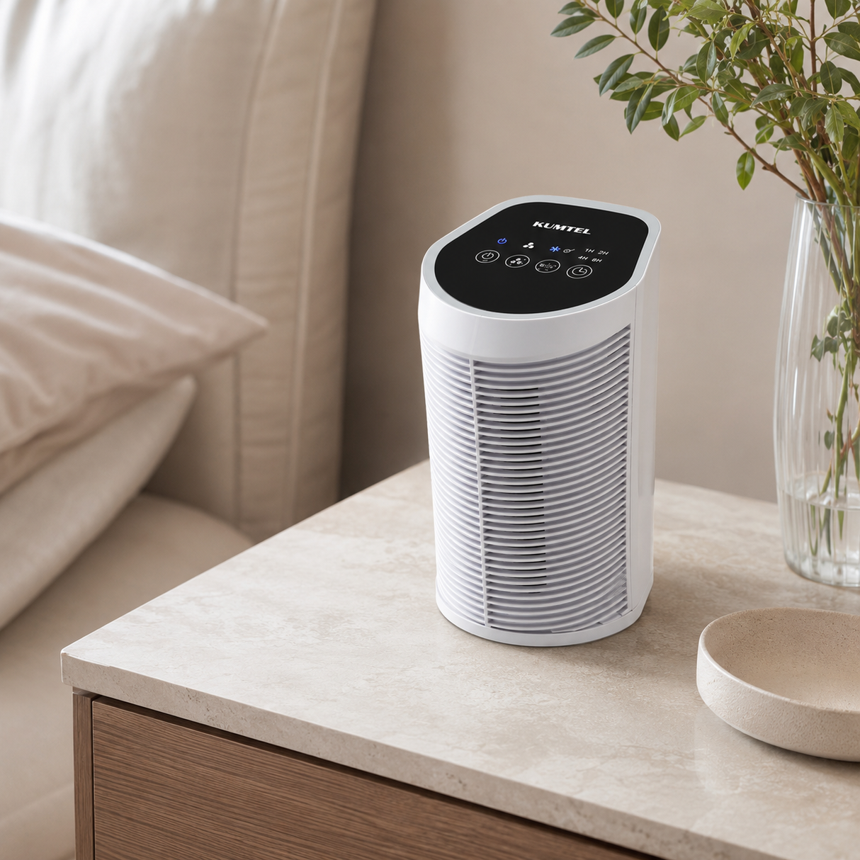 Kumtel 3-Stage HEPA Air Purifier with Digital Timer 22W - HAP-02