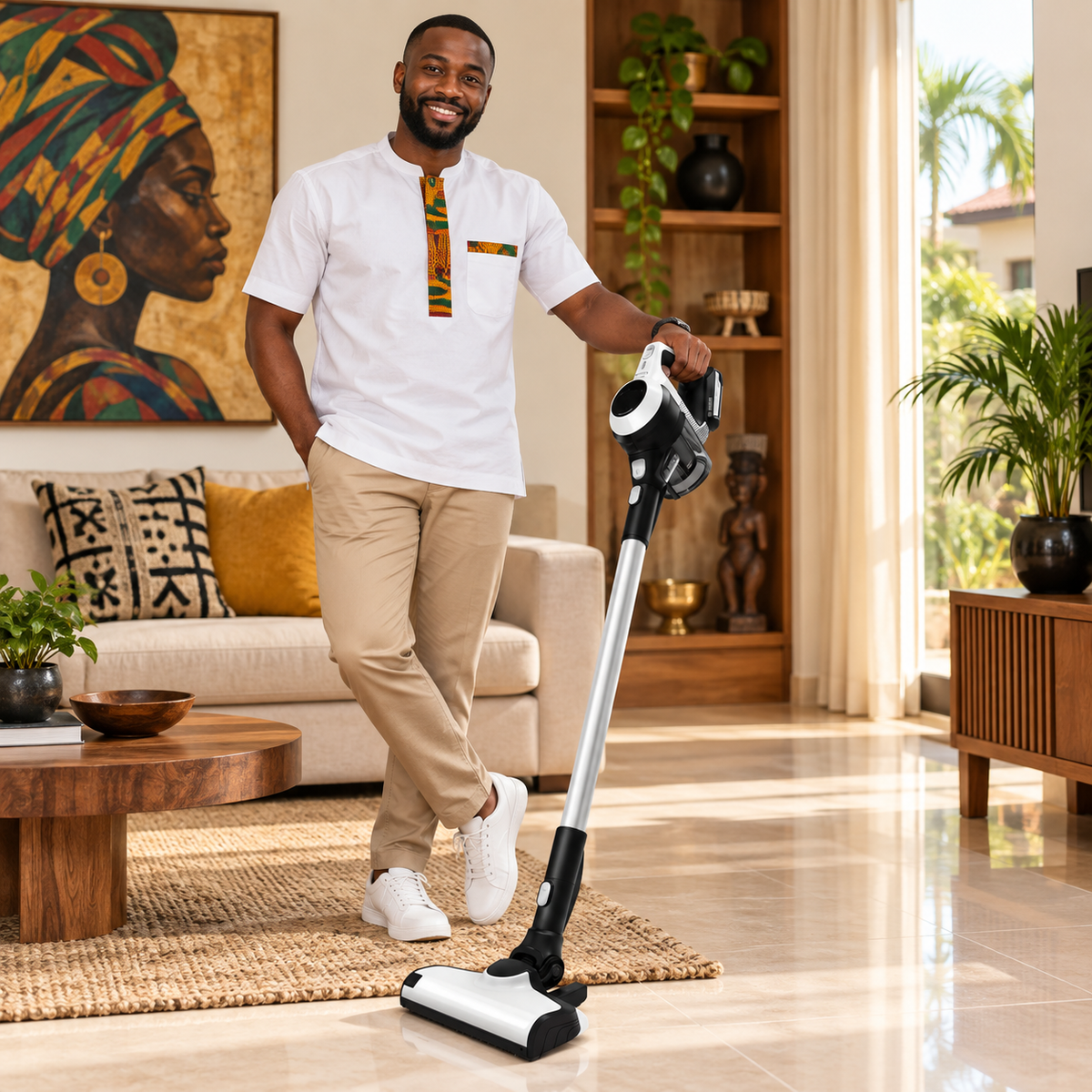 NRG 24V Brushless Cordless Stick Vacuum Cleaner 1L without Battery & Charger - NBVC1L-0