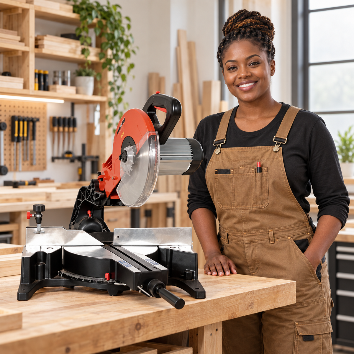 NRG 16" Heavy-Duty Sliding Mitre Saw 3400W - NMS1616