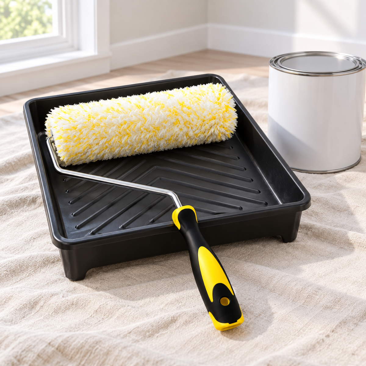 Tera 9" Paint Roller with TPR Grip Handle - RB-TPR