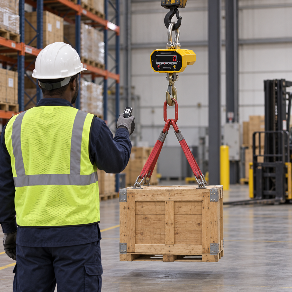 Raptor Heavy-Duty Digital Crane Scale with Bluetooth Remote Display | 10,000kg & 15,000kg