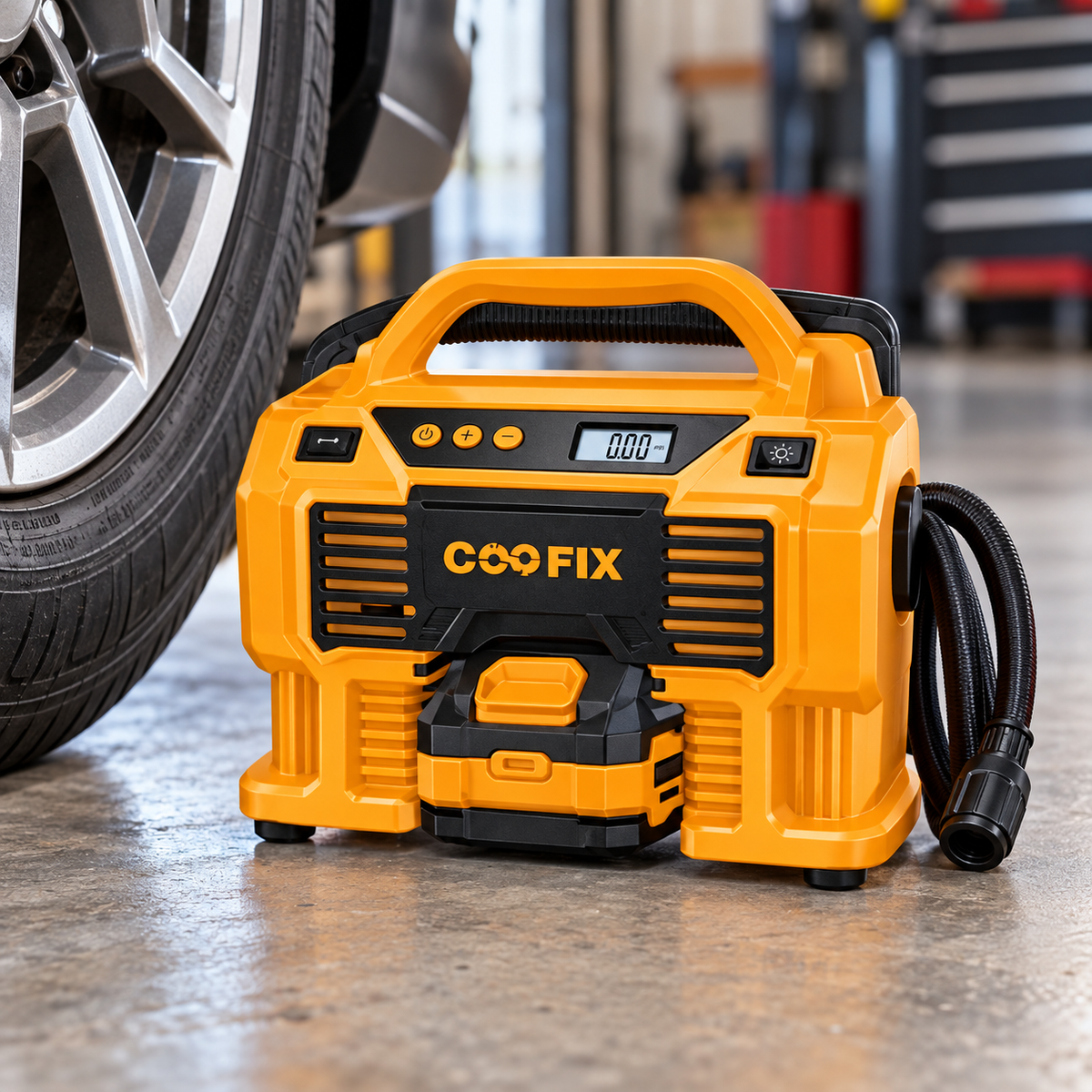 Coofix 20V Cordless Multi-Function Digital Air Pump & Tire Inflator 160psi without Battery & Charger - 29543