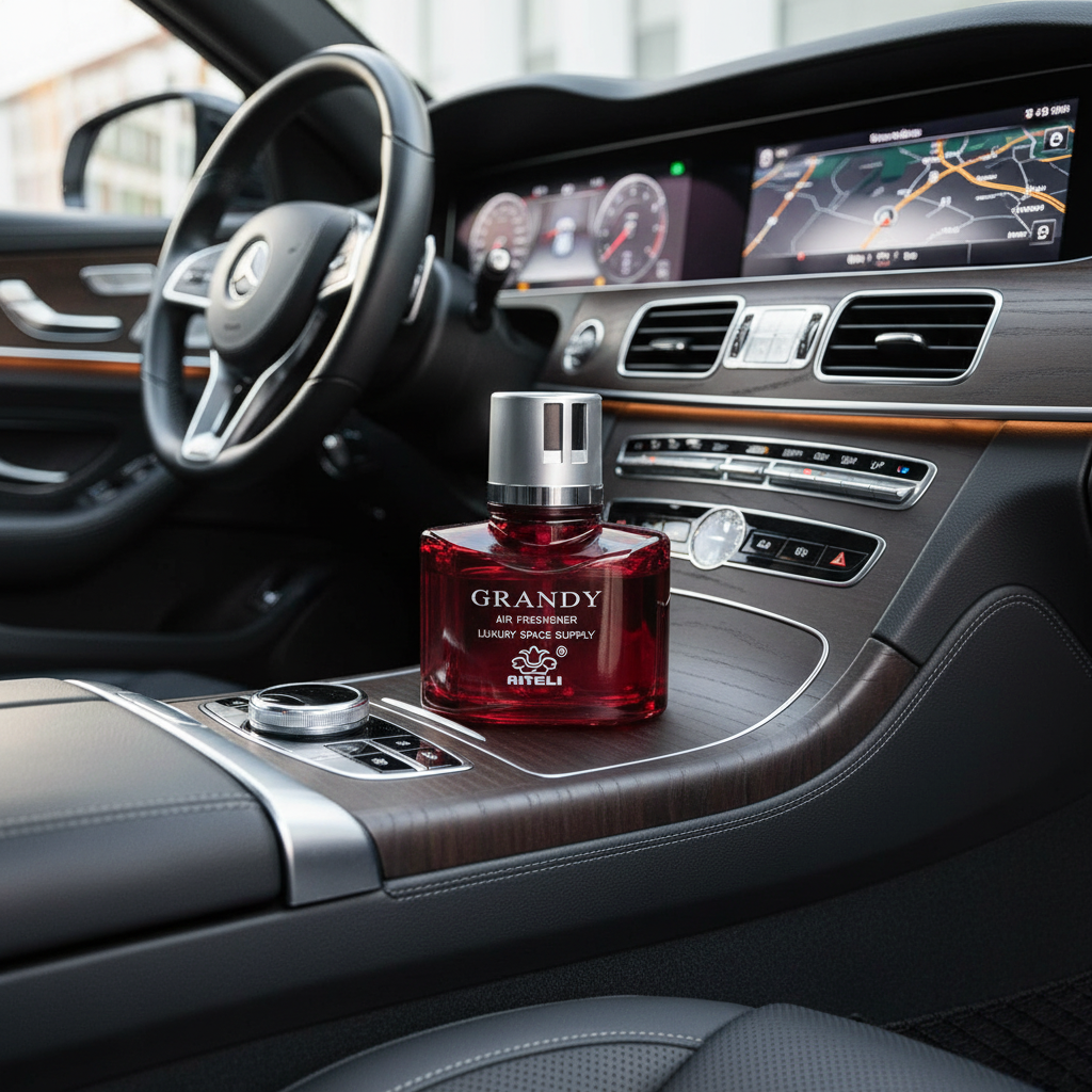 Aiteli Grandy Long-Lasting Dashboard Car Air Freshener with Decorative Diffuser Bottle - DA-096