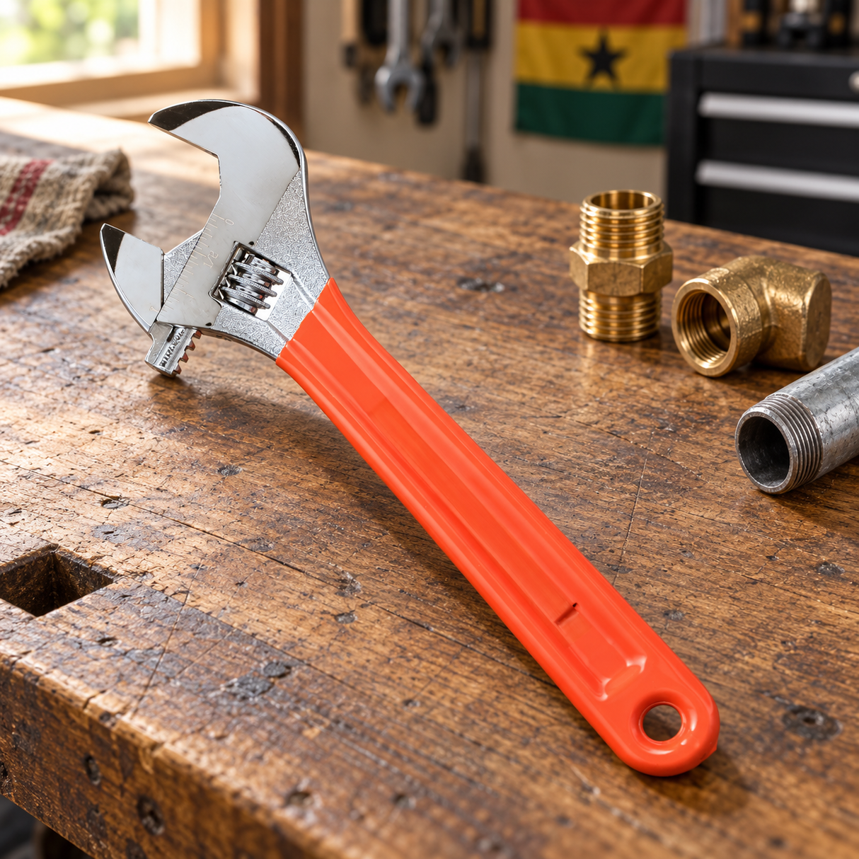 Tera Adjustable Wrench with Comfort Grip | 8" - 15"