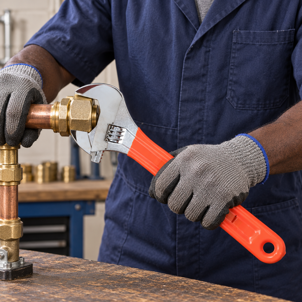 Tera Adjustable Wrench with Comfort Grip | 8" - 15"