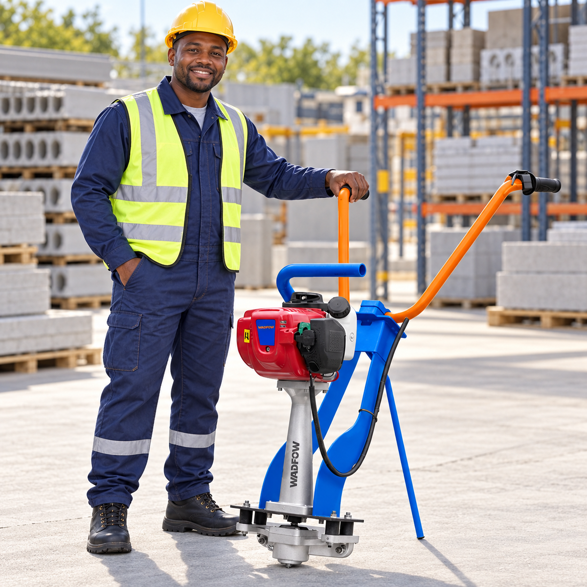 Wadfow 1.2HP Gasoline Surface Finishing Screed 33.7cc - WSFS2A09