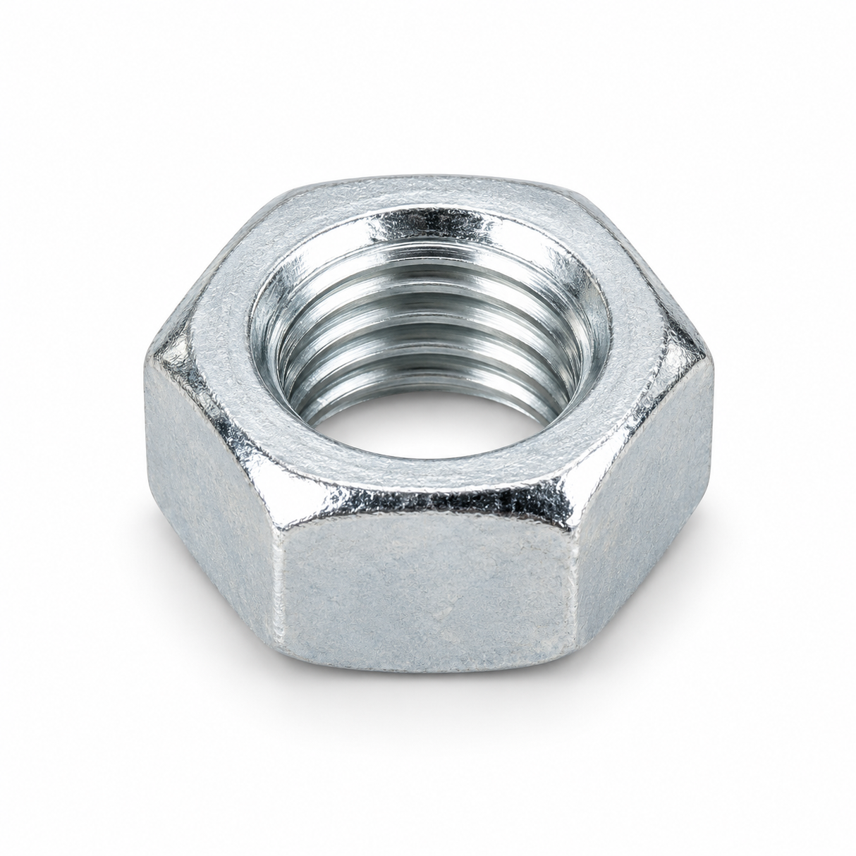 Wadfow 130-Piece M10 Class 8 Zinc-Plated Hex Nut Set - WMV1510A
