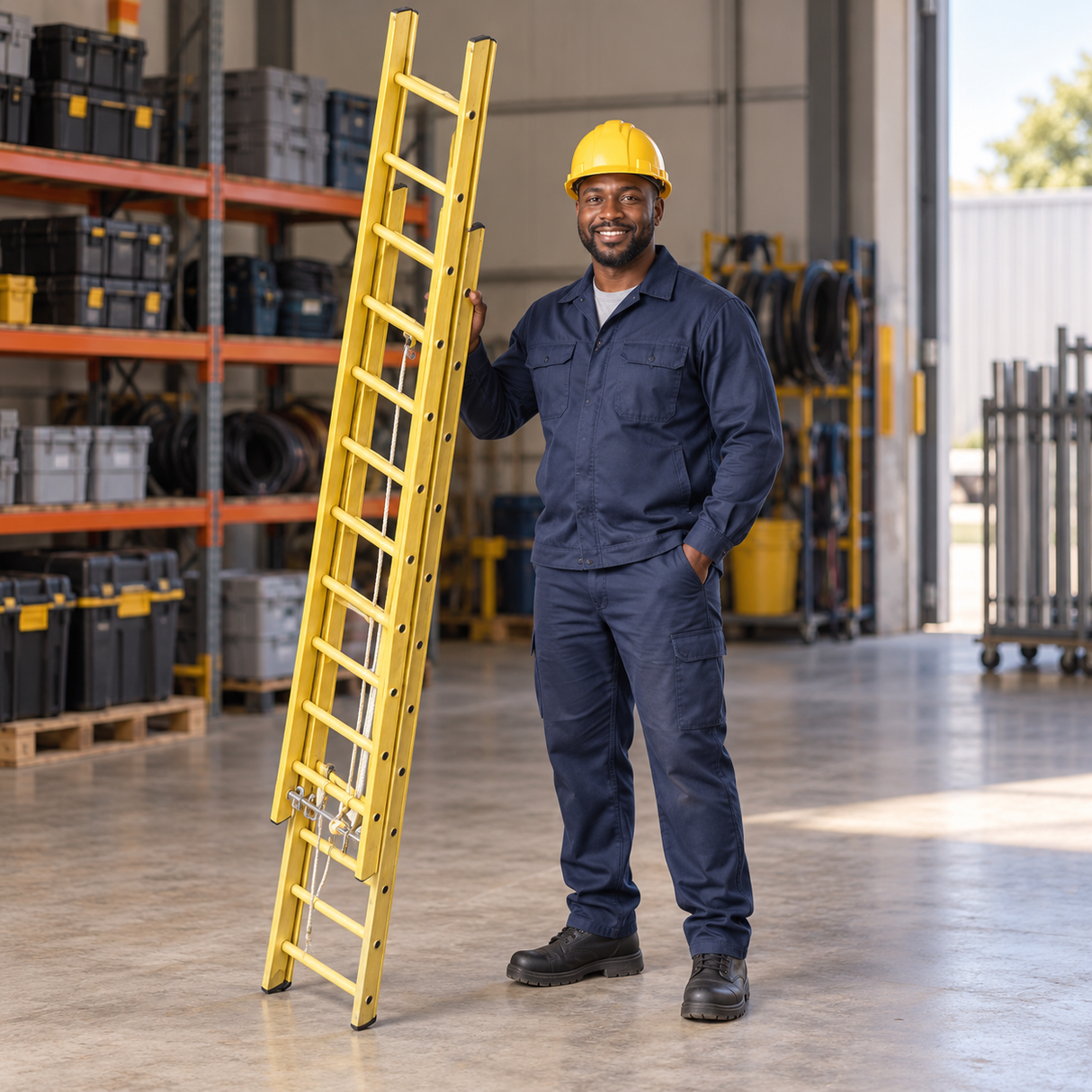 Tera LZF Series 2-Section Fibreglass Extension Ladder | 2x12 & 2x14