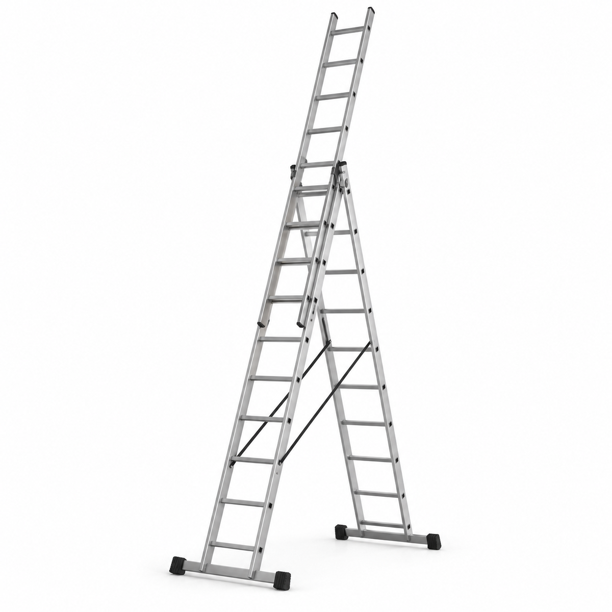 Tera LZ3 Series 3-Section Aluminium Combination Ladder | 3x8 to 3x14