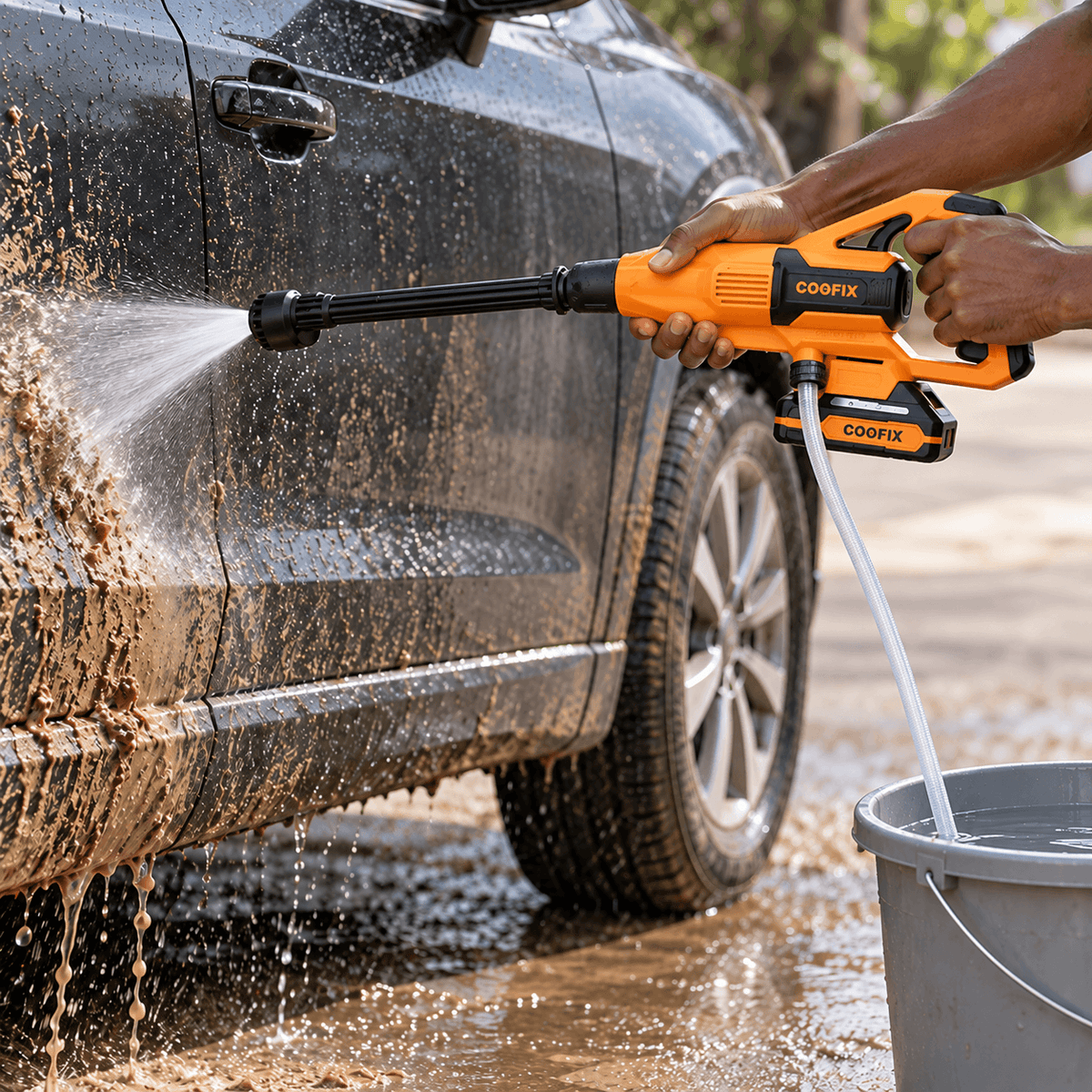 Coofix 20V Cordless Pressure Washer 13 bar without Battery & Charger - 29534