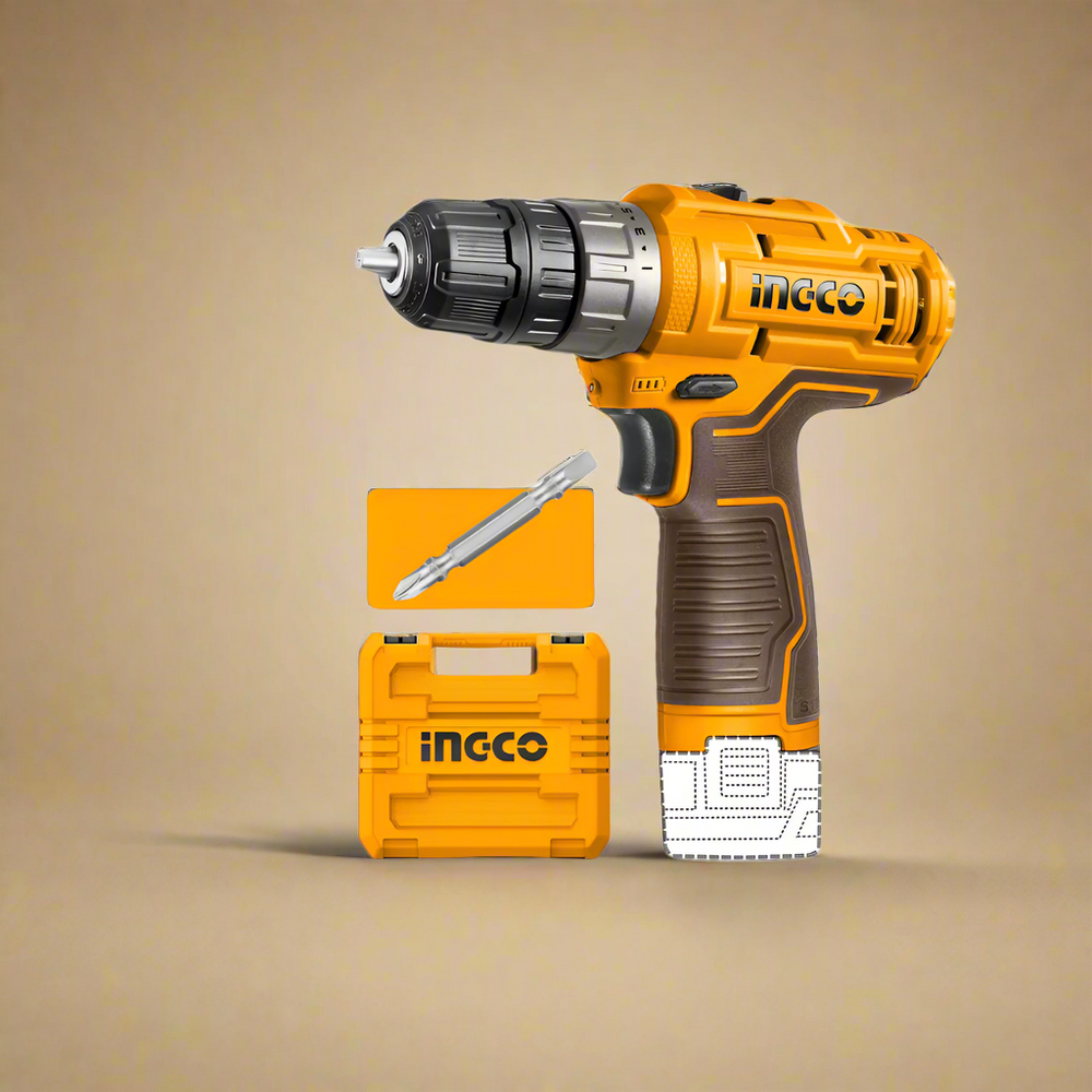 Ingco 12V Lithium-ion Cordless Drill - CDLI12206