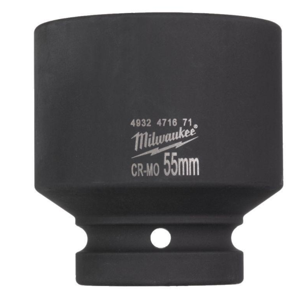 Milwaukee 55mm (1") Shockwave Drive Impact Socket - 4932471671