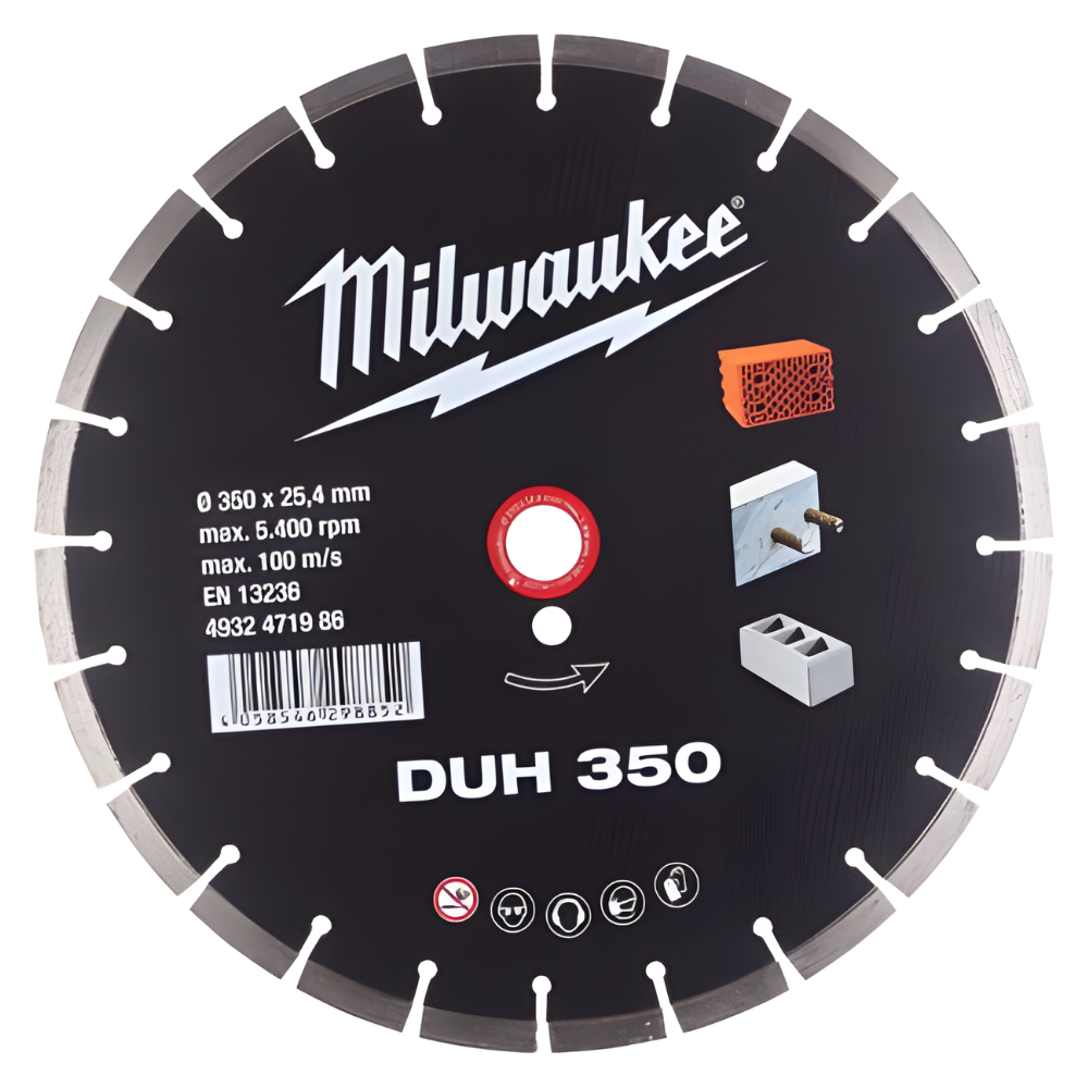 Milwaukee Diamond DUH Saw Blade 350x25.4mm - 4932471986