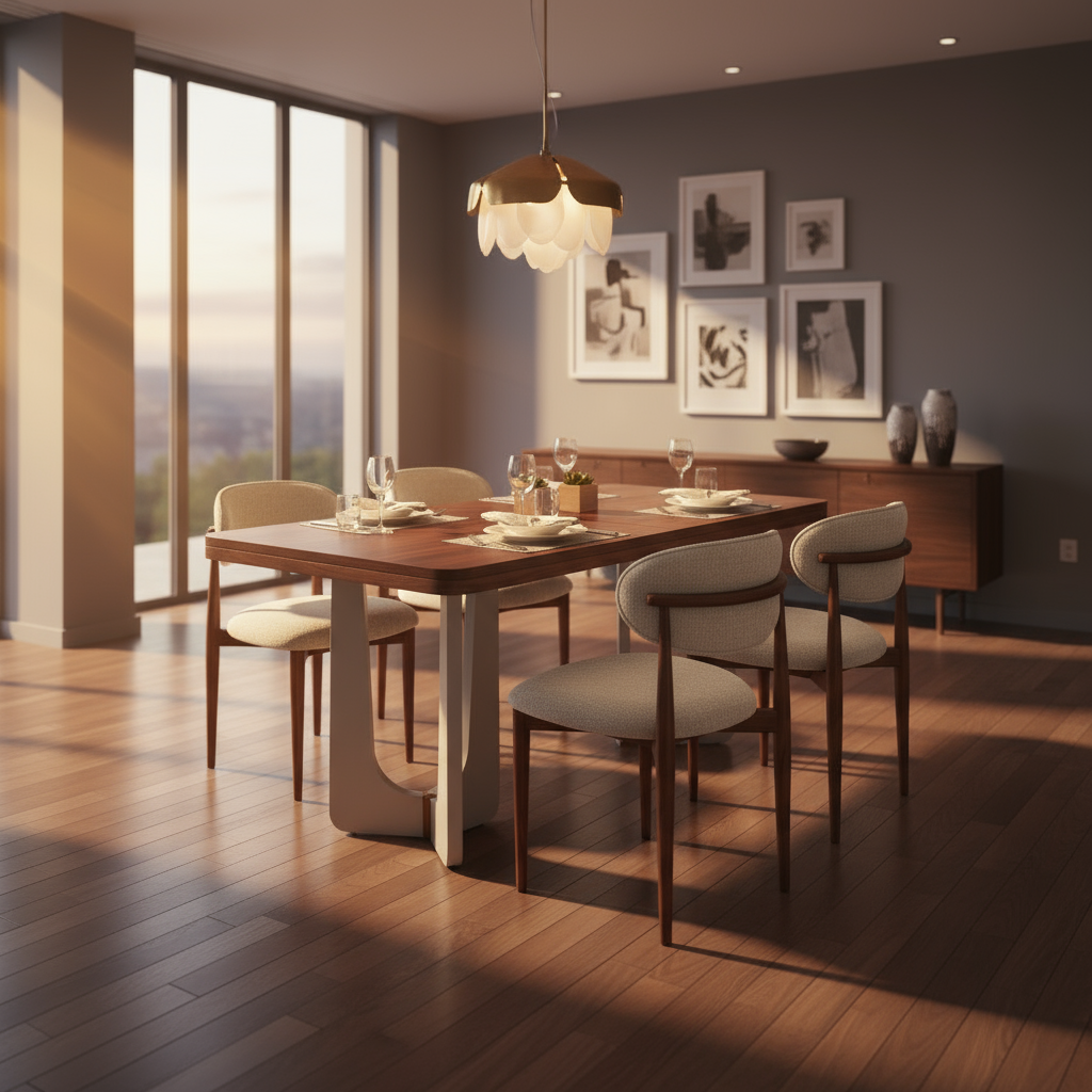 Parlermo 6-Seater Dining Room Set