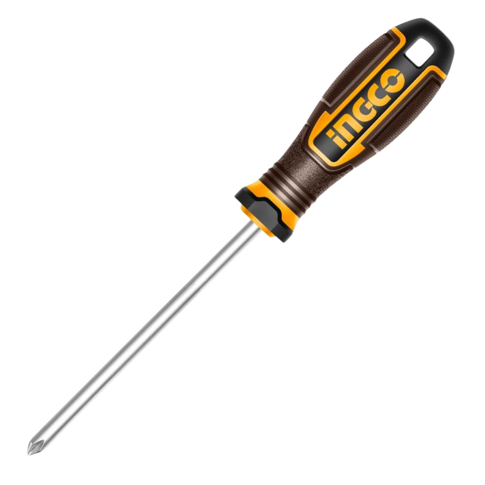 Ingco PH2 6.0x125mm Philips Screwdriver - HSDPH2125